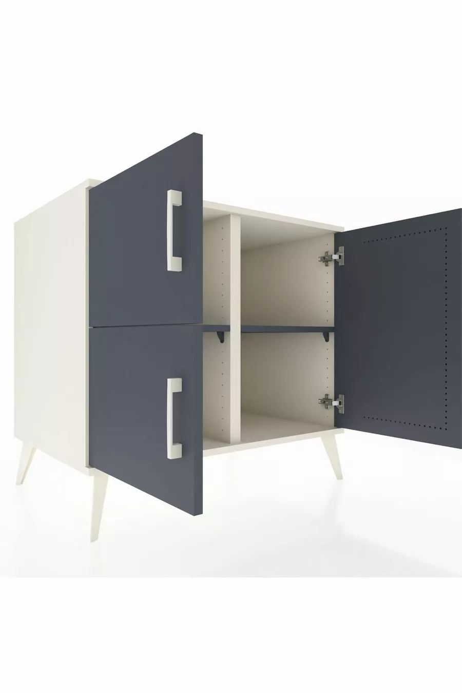 Kronos Dresser 2 Shelves 3 Doors Moonstone-Anthracite
