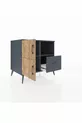 Kronos Dressoir 2 Planken 1 Lade 2 Deuren Antraciet-Den/Antraciet