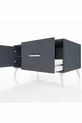 Kronos Dresser Single Shelf Single Drawer Single Door Anthracite-Anthracite