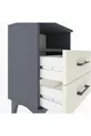Arges Commode Single Shelf 2 Drawers Anthracite-Attica Marble