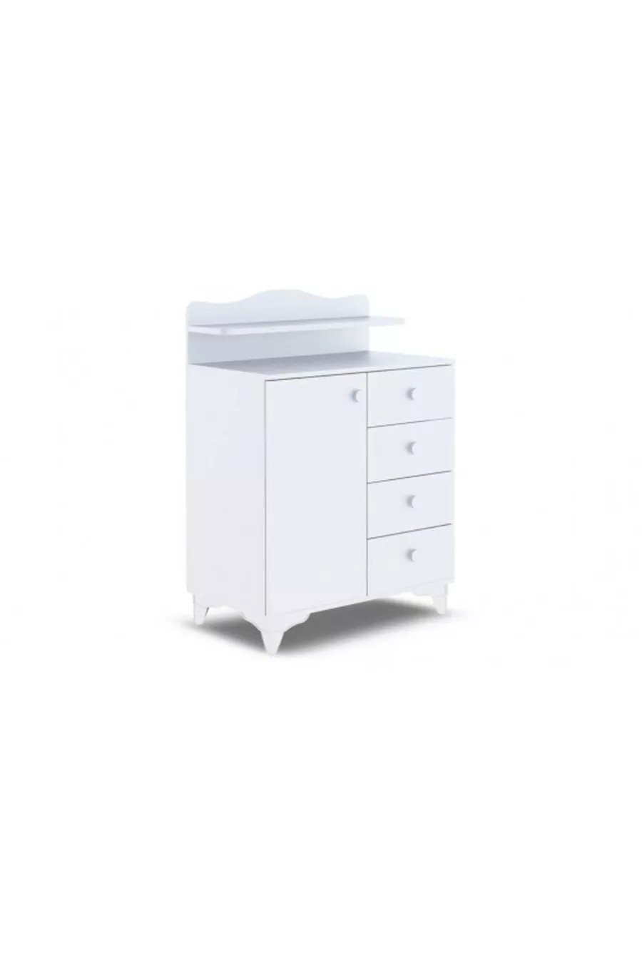 Commode Nevada blanc mat