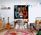 Peinture sur Verre Quadro Tigre
