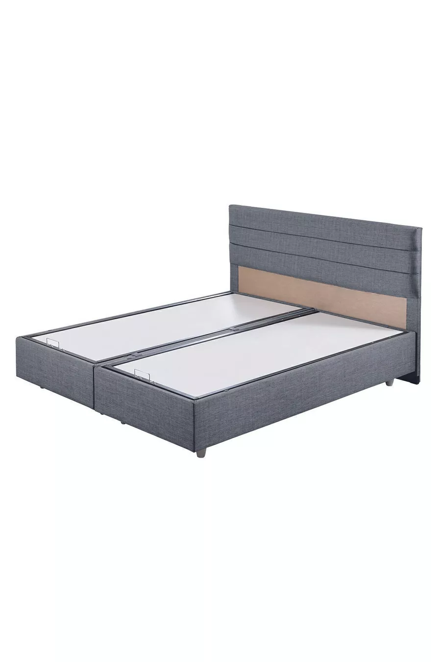 Sofia Set Letto Matrimoniale con Testiera Grigio