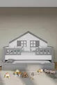 % MDF Materiaal Kinder Montessori Bed met Lade, Grijs