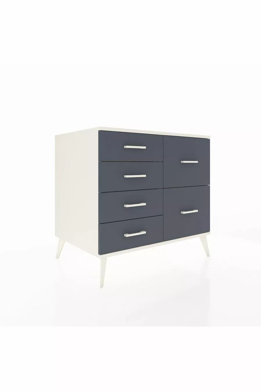 Kronos Dressoir 6 Lade Edelsteen-Edelsteen/Antraciet
