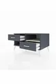 Kronos Dresser Single Shelf 2 Drawers Anthracite-Pebble/Anthracite