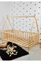 Markaawm Montessori Lit Naturel pour Bébés et Enfants en Bois