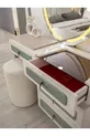 Turquoise MDF-Based LED Bedroom Set