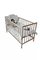 Lit pour bébé en bois à deux niveaux