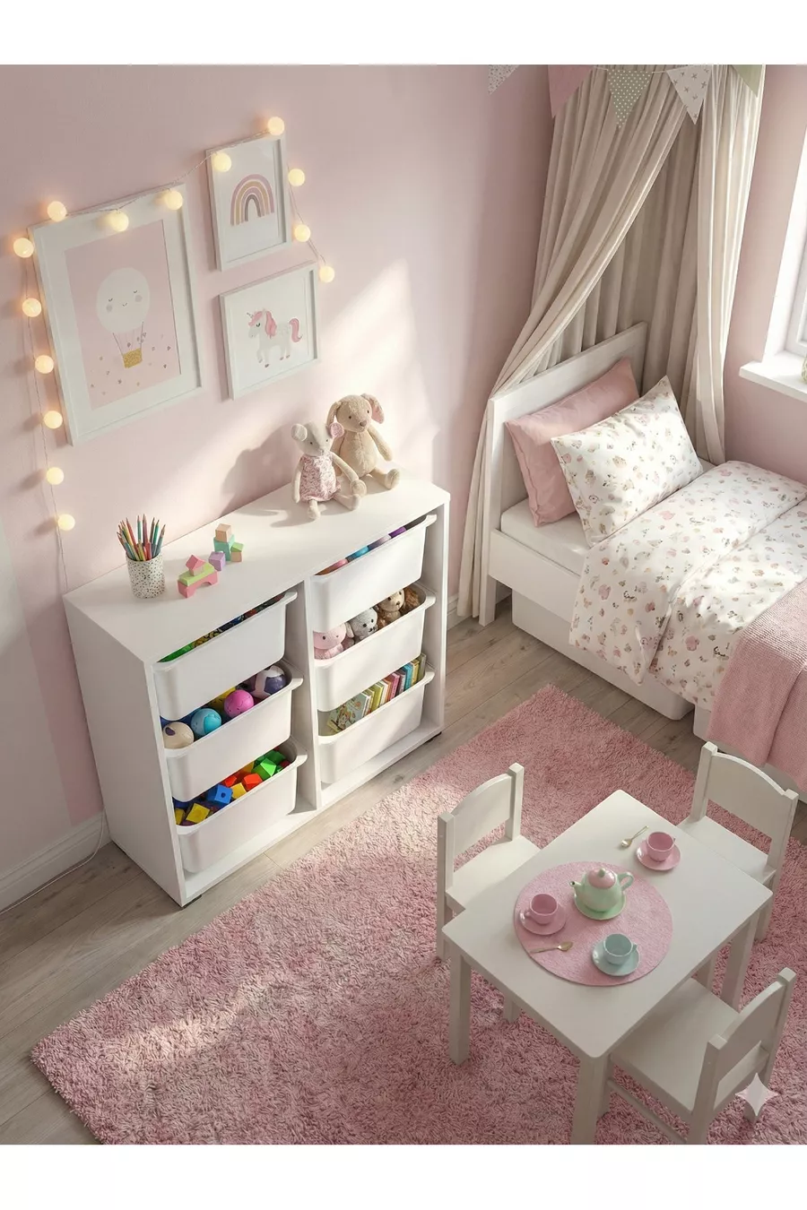 Armoire de Jouets Polyvalente à 6 Tiroirs et Unité de Rangement – Organisateur de Chambre d’Enfant avec ÉTIQUETTE CADEAU