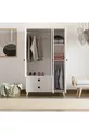 Armoire Opal à 3 portes et 2 tiroirs