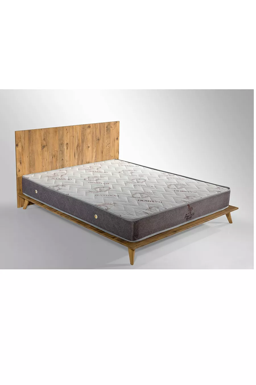Matelas double ortopédique complet Arpi Orkide Rollpack - Tissu luxueux jacquard
