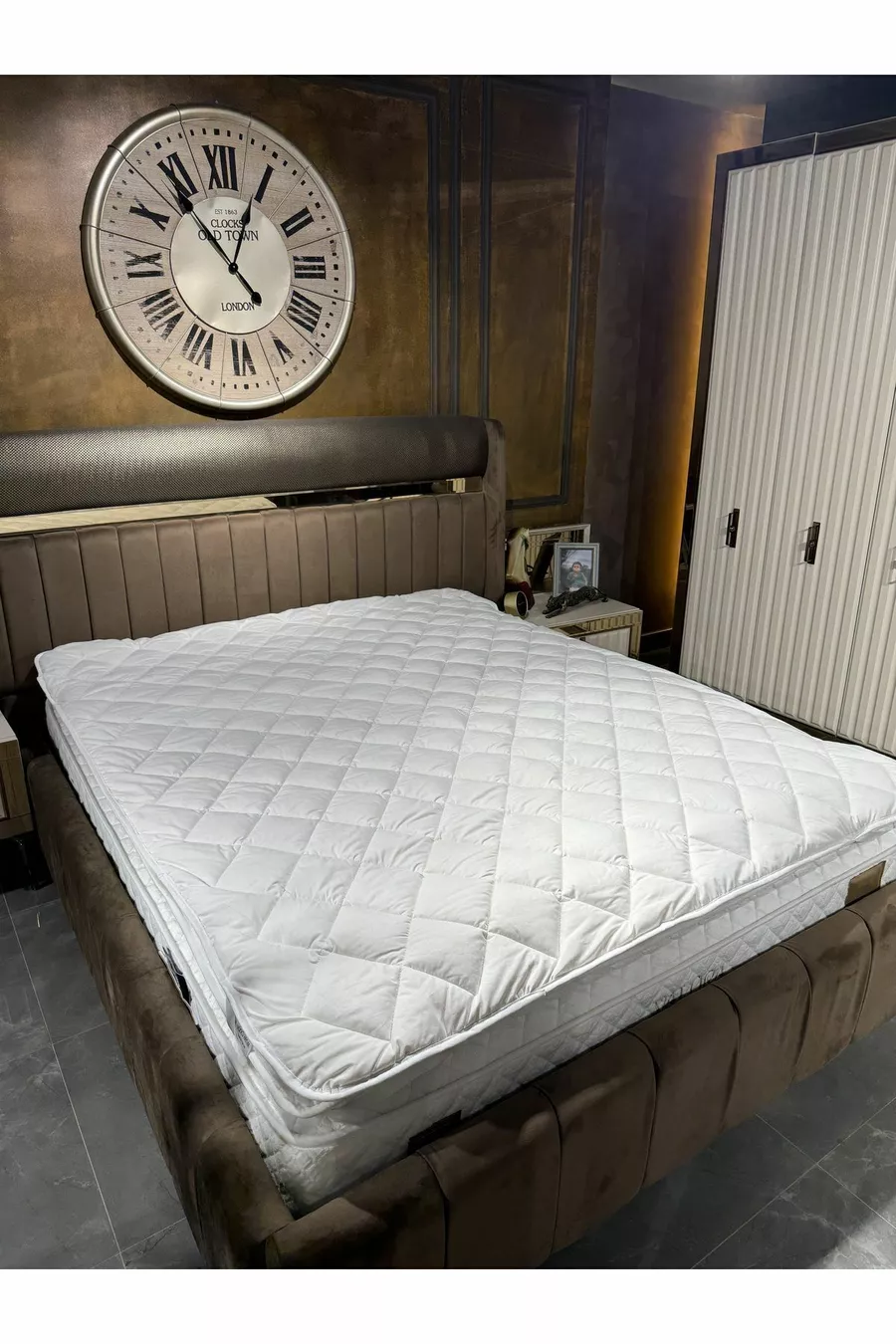 Protège-matelas en laine d'agneau Mérinos, protège-lit, matelas (% laine d'agneau Mérinos)