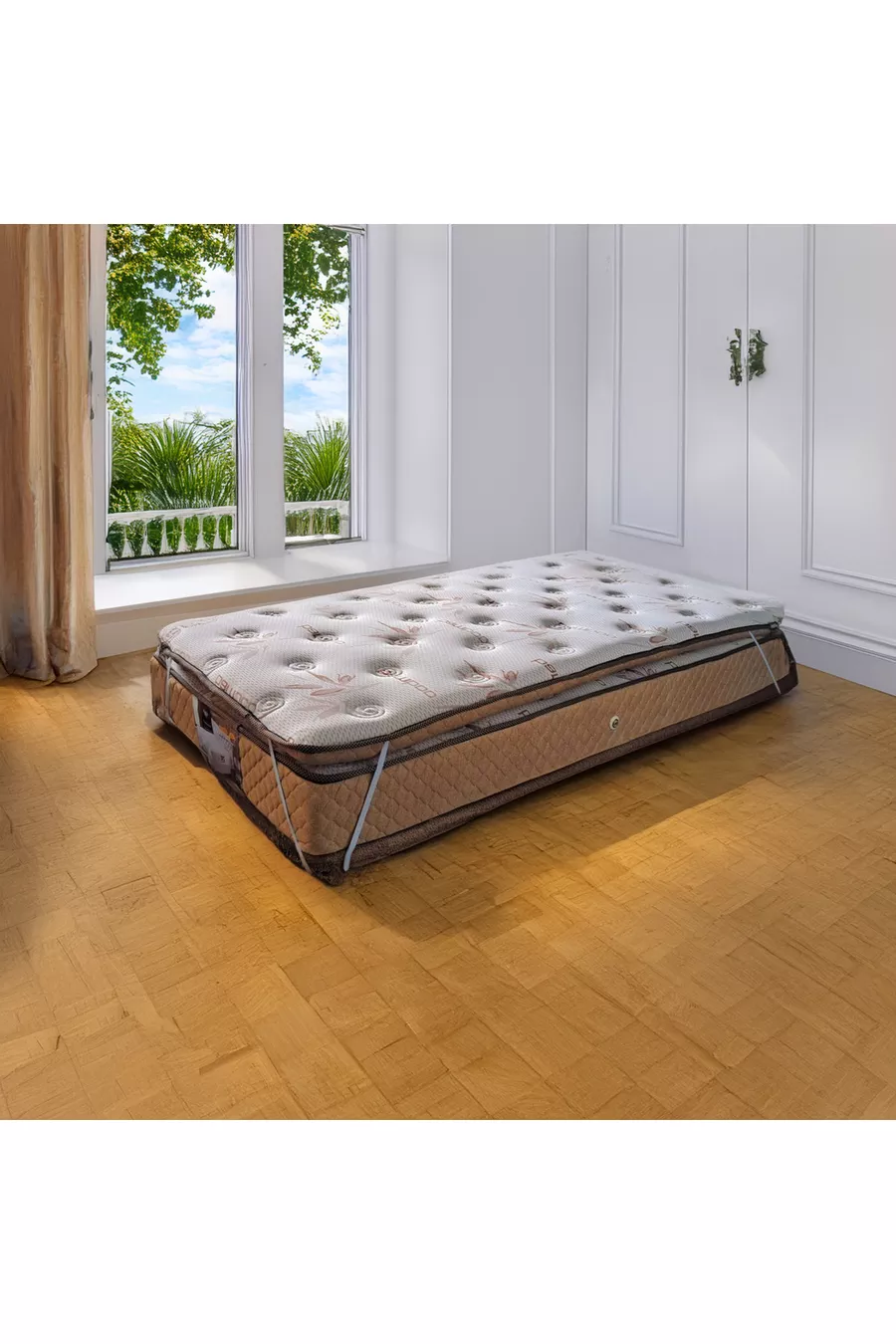 Smart Kuş Tüyü Ortopedik Uyku Pedi, Topper (NEFES ALAN DOĞAL BAMBOO KUMAŞLI)
