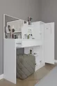 Orkide Makyaj Masası, 1 Çekmeceli, Dolaplı, Aynalı