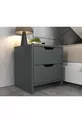 Efes 2-Drawer Anthracite Nightstand
