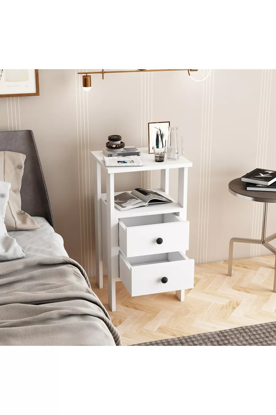 Mobiga Misty Nightstand Dresser