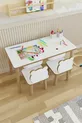 Montessori Çocuk Masası-oyun Masası-aktivite Masası-etkinlik Masası Takımı 2 Panda Sandalye