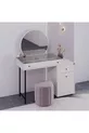 Coiffeuse Dior avec miroir - Vison cm