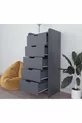 LODOS 5 Schubladen Antrazit Kommode