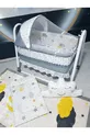 Culla Portatile Oscillante con Set per Dormire Vicino alla Mamma ** Con Cuscino Cambia Pannolino in Omaggio **