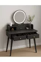 Tavolo da trucco moderno con specchio e luci LED in MDF di qualità premium di prima classe (G)