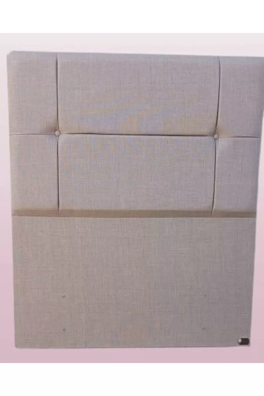 Title DK Single-Person Milk Coffee Linen Fabric Sliced Handmade