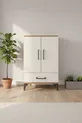 Silva Commode : Pin-Aigle, 2 étagères, avec tiroirs et portes, design élégant