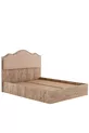 Ensemble de Lit Double Grand - Lit / Sommier / Tête de lit - 