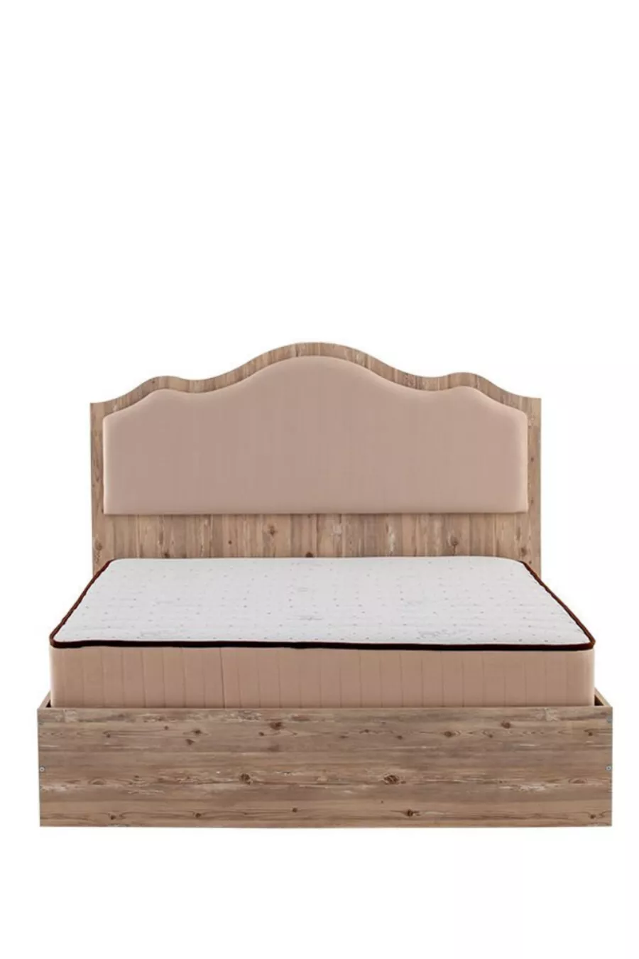 Ensemble de Lit Double Grand - Lit / Sommier / Tête de lit - 