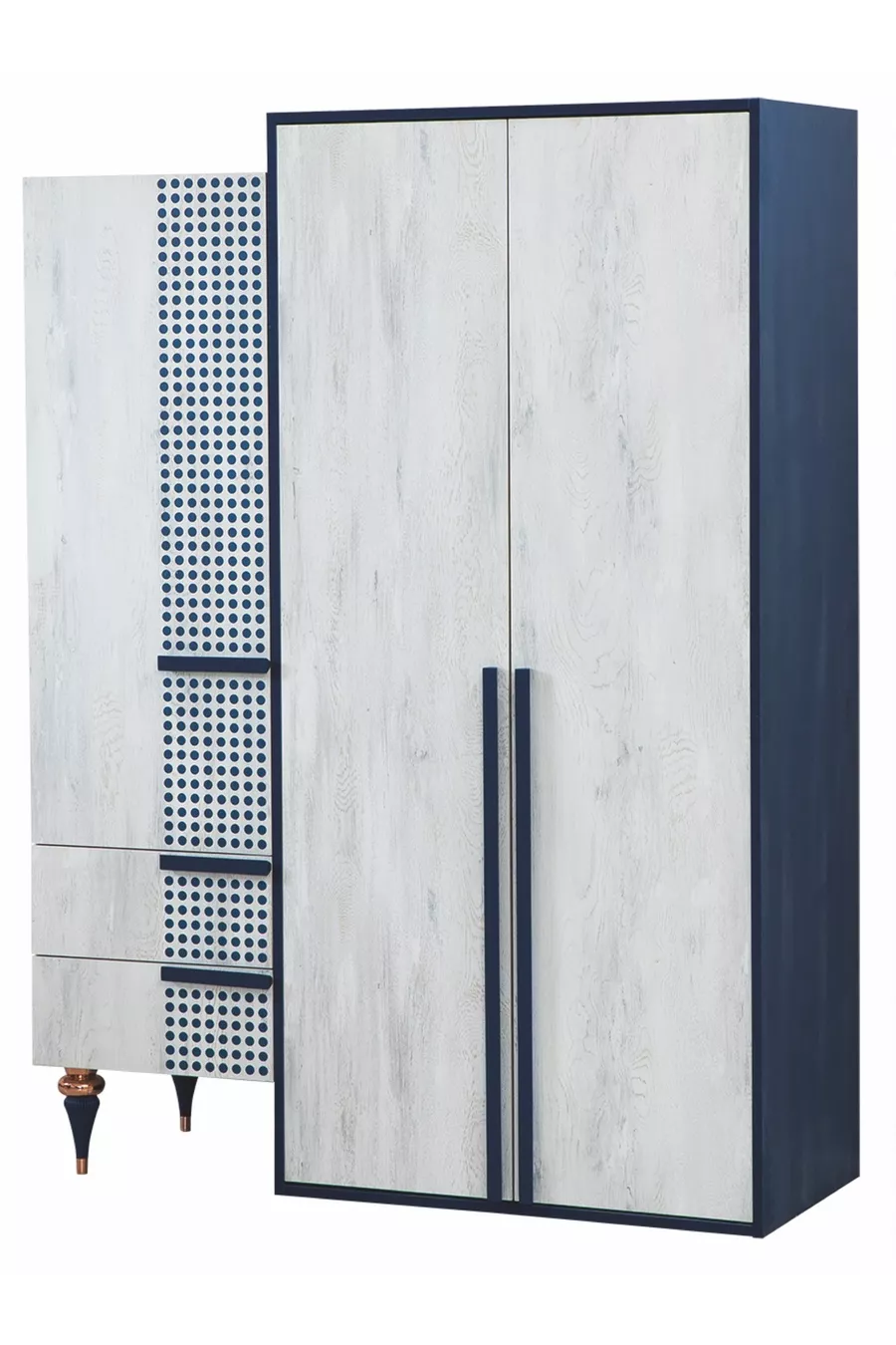 ENSEMBLE DE CHAMBRE JEUNE POINT BLEU