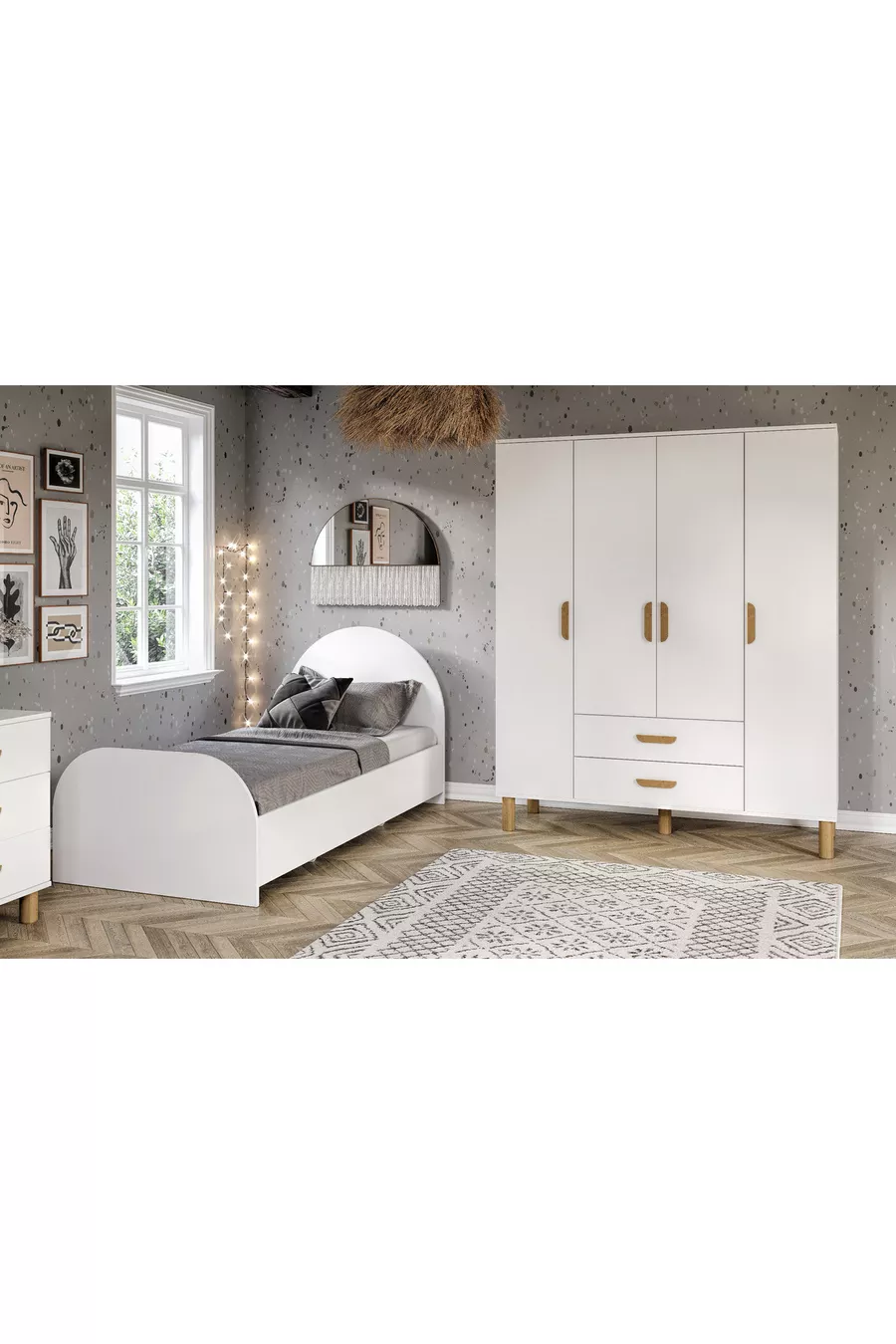 Güneş Boheemse Kinderkamer Set Helemaal MDF