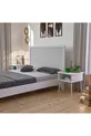 Tête de lit en bois blanc modèle marbré (VERTICAL)