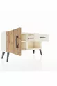 Arges Schrank mit einer Ablage, einer Schublade und einer Tür, Achat-Kiefer/Achat