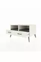 Kronos Dressoir 2 Planken 2 Lades Maassteen-Antraciet/Maassteen
