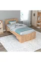 Chambre d'adolescent Luses Ensemble 4 pièces Pin Atlantique Beige Bureau-Armoire-Commode-Lit - Luses