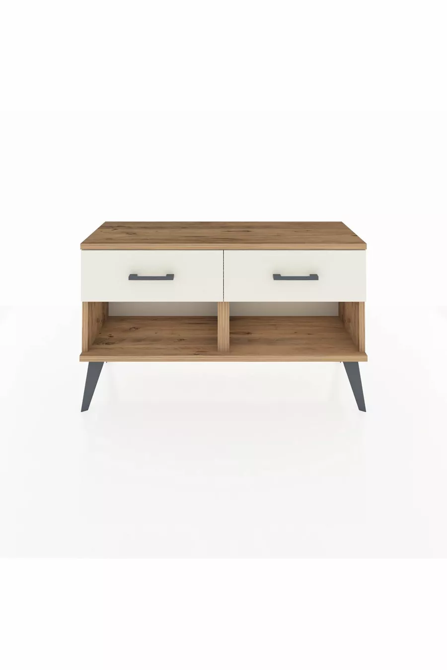 Arges Dresser 2 Drawers Pine-Pine/Onyx