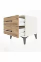 Commode Hyperion 2 tiroirs Pierre de lune-Pin