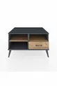 Commode Kronos 2 étagères 1 tiroir Anthracite-Pin