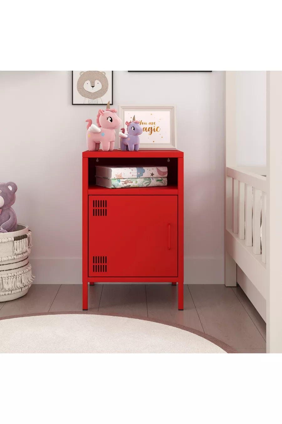 Pera Commode Étagère Ouverte, 5 x x cm - 9 Options de Couleurs Disponibles