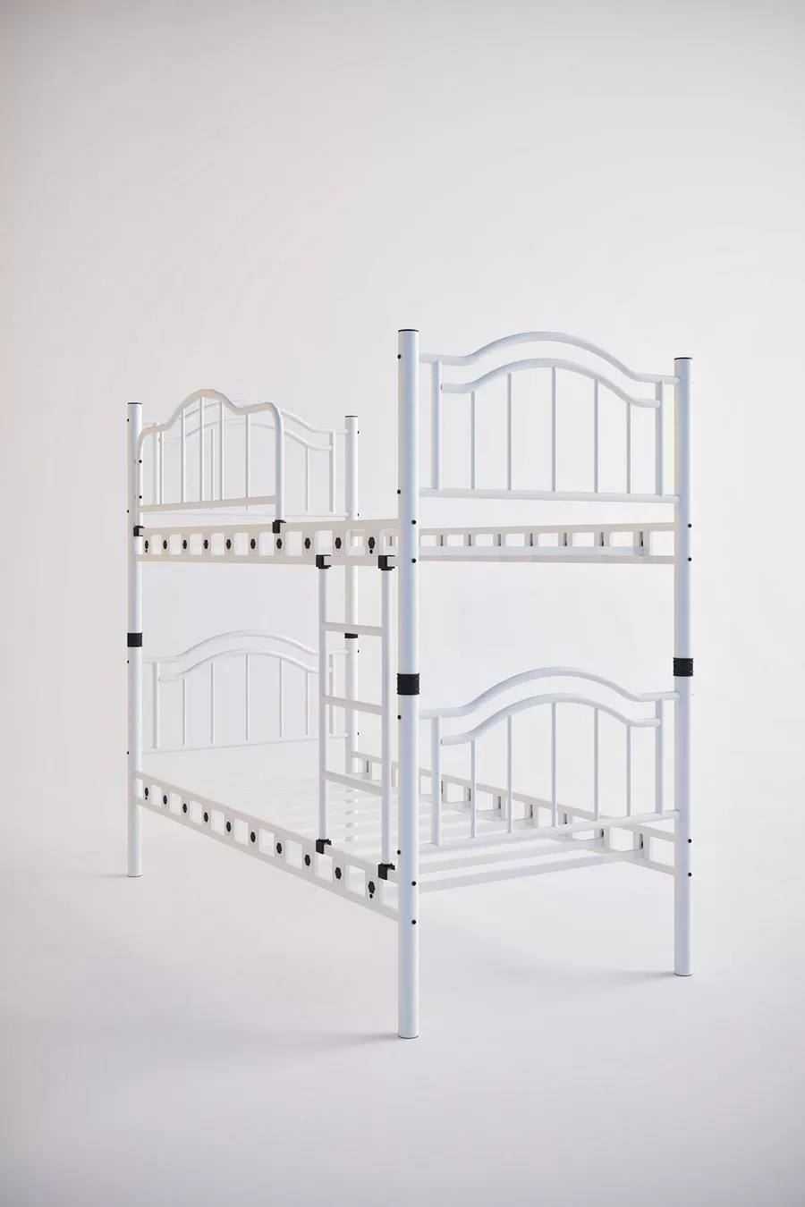 Belinay Young Children's Room Metal Bunk Bed and Bed with Mattress Size