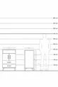Kronos Table de Chevet avec 2 Étagères, 2 Tiroirs et 2 Portes, Albâtre-Anthracite