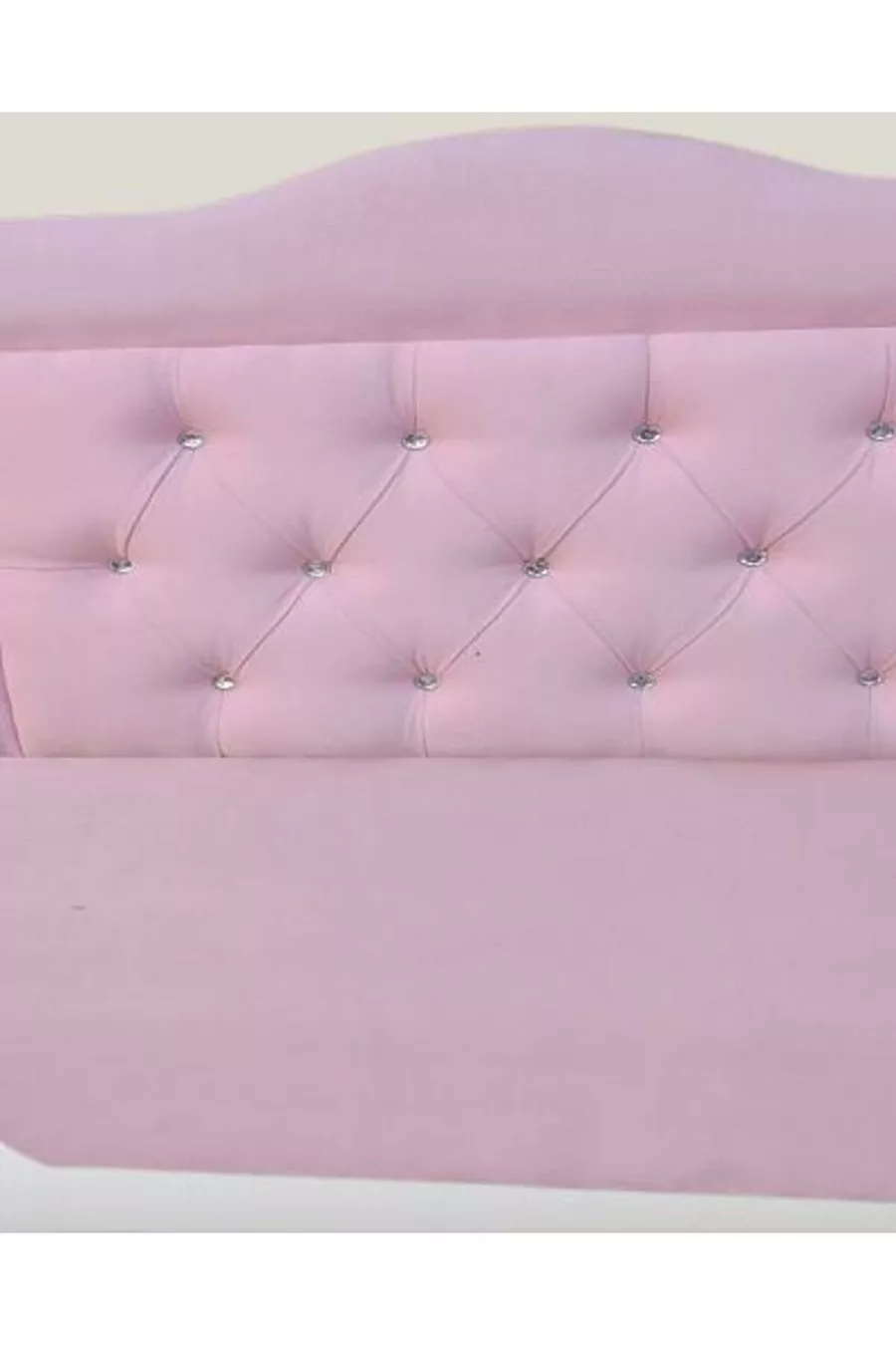 Titre DK Tissu en duvet de poulain pour une personne Couleur rose poudré Fait main