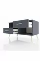 Hyperion Dressoir Enkele Plank 2 Lade Antraciet-Ceder/Antraciet