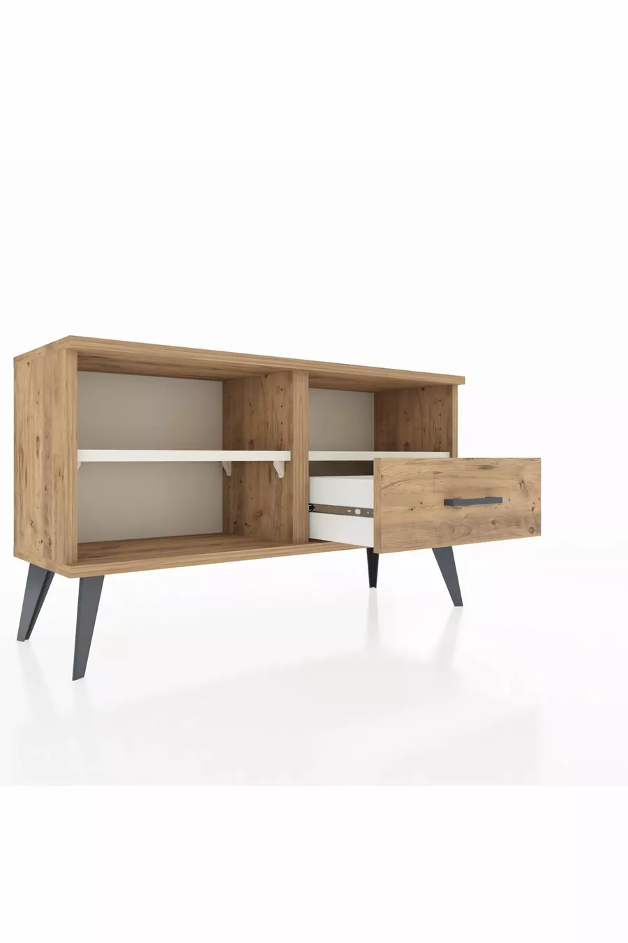 Arges Kast 2 Planken 1 Lade Den-Hout/Den