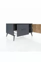 Commode Kronos avec une étagère, un tiroir et une porte, Anthracite-Sapin/Anthracite