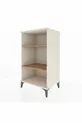 Hyperion Bedside Table 2-Shelf Moonstone-Pine
