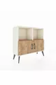 خزانة أرجيس ذات رفين وبابين - حجر القمر والصنوبر