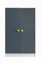 Lits superposés, armoire et bureau Metris Ranza, 1 matelas Comfort