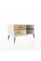 Hyperion Dresser Single Shelf Single Drawer Moonstone-Anthracite/Pine